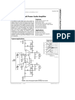 Data Sheet Amplificador Audio