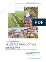 Ensayo Apuestas Productivas en Bolivar