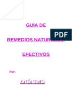 Guía de Remedios Naturales Efectivos