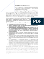 Derretimiento de Glaciares y Disponibilidad de Agua