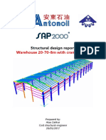 Ware House 20-70-8 Crane 10 Ton Structural Report