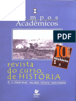 2005 - Sensibilidades No Tempo, Tempo Das Sensibilidades