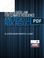 An Open Data Law For Climate Resilience and Disaster Risk Reduction