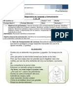 Diagnostico Lenguaje 1° Basico 2018