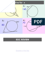 7.4 Circumference Area Arc Length and Area of A Sector 175vcsm