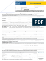 Common Application Form: For Holding Units in Demat Mode