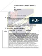 SILABO de Aritmetica y Algebra de Cuarto Grado