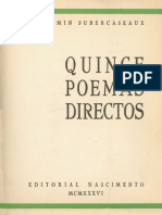 15 Poemas Directos - B.subercaseaux PDF