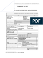 Modelo Informe Técnico Solicitar Incorporación PMI