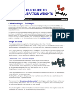 Calibration Weights