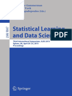 Statistical Learning and Data Sciences (Gammerman, Vovk & Papadopoulos 2015-03-12)