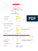 Design of Double Pilecap: Design For Axial Load and Moment