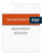 Week 4 - Vapor-Liquid Separation (Multicomponent Distillation)