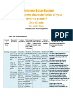Explore Our Solar System What Are Some Characteristics of Your Favorite Planet? 2nd Grade