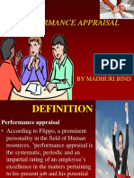 Performance Appraisal: by Madhuri Bind