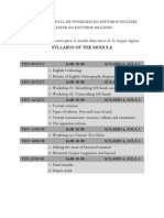 Syllabus Plan - Técnicas 17-18