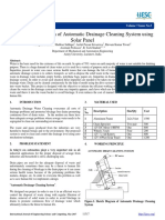 .Design & Fabrication of Automatic Drainage Cleaning System Using Solar Panel PDF