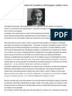 Lacan, J. - Función y Campo de La Palabra y Del Lenguaje Palabra Vacía y Palabra Plena