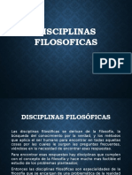 Diciplinas Filosoficas