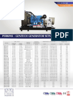 KZPOWER Perkins Gentech Genset Range Catalogue