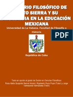 El Ideario Filosofico de Justo - Guajardo Bernal, Rosa Idalia