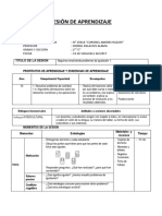 SESIÓN DE APRENDIZAJE Combinaciòn 1