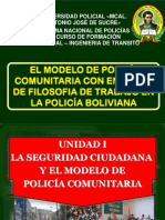 Unidad I - Modelo de Policía Comunitaria