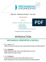 Chapter 8 - Mechanical Properties of Metals - Week 6&7