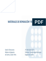 2016-17 Materiales de Reparacion y Refuerzo