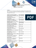 Taller Anexo - Fase 4 Presentar Informe Con La Solución de Los Problemas Costeo de Productos