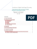 Introduction To Digital Audio Processing