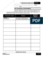 Scanning The Market Environment