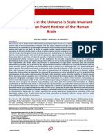 Consciousness in The Universe Is Scale Invariant and Implies An Event Horizon of The Human Brain PDF