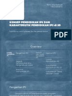 Konsep Pendidikan Ips Dan Karakteristik Pendidikan Ips Di SD