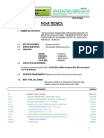 Ficha Técnica " INSTALACIÓN DE CONEXIONES DOMICILIARIAS "