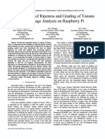 Determination of Ripeness and Grading of Tomato Using Image Analysis On Raspberry Pi