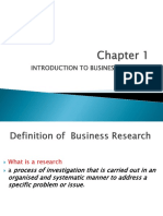 Chapter 1 Introduction To Research