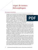 Lexique La Dissertation de Philosophie