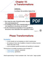 Issues To Address... : - Transforming One Phase Into Another Takes Time