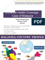 Universal Health Coverage: Case of Malaysia