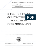 Jeep Willy MB GPW Manual