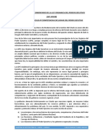 Breve Analisis y Comentario de La Ley Organica Del Poder Ejecutivo