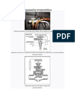 Válvula de Expansión Termostática