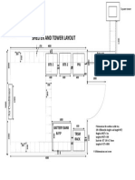 Shelter and Tower Layout: Bts 1 Bts 2 PIU