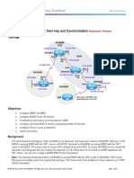 CCNPv7 ROUTE Lab7-4 IBGP-EBGP-Synchronization Instructor