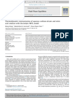 Nitic Acid Phase Equilibria