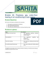 Module 28 SAHITA Fireplaces Gas Installations