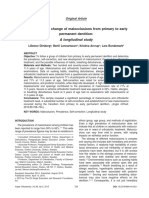 Prevalence and Change of Malocclusions From Primary To Early Permanent Dentition: A Longitudinal Study