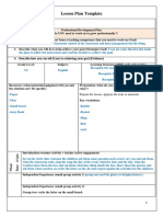 Lesson Plan Template: Prepare The Lesson - Prepare The Tools or Materials