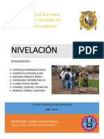 Informe Topografia - Nivelacion